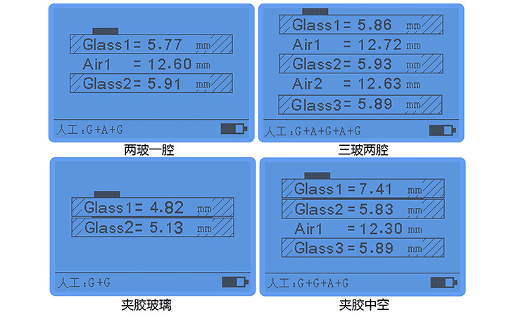 測(cè)量顯示界面